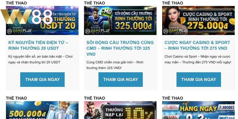 Giới thiệu ưu đãi độc quyền của nhà cái cho từng sảnh giải trí